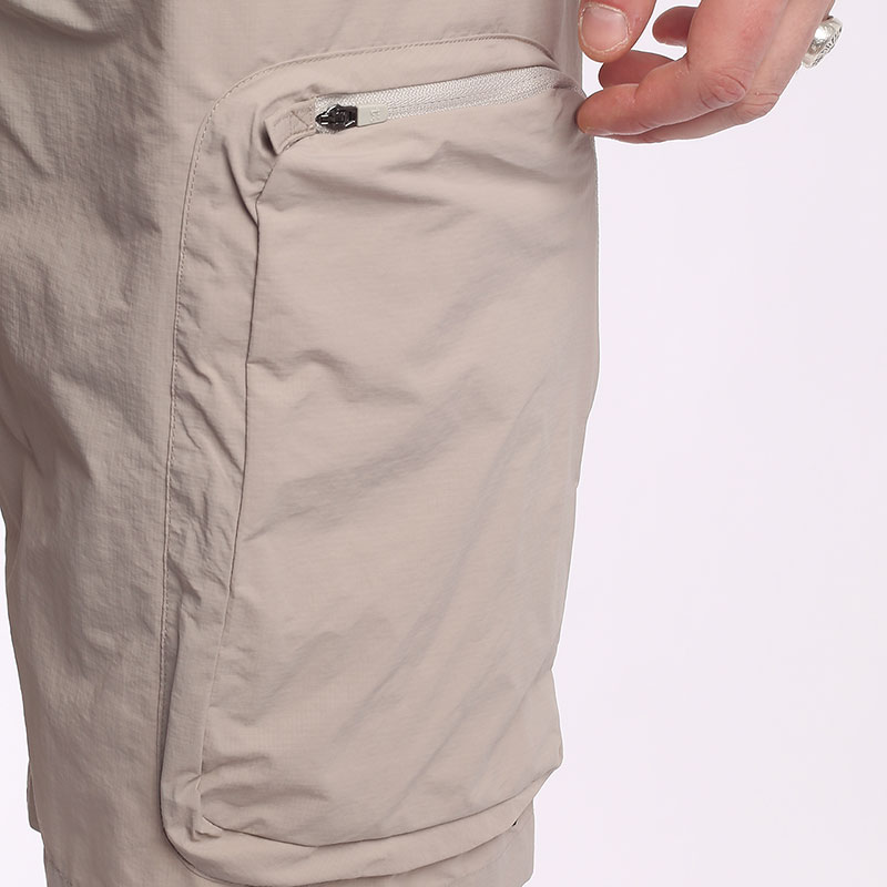 мужские серые шорты  KRAKATAU Rm147-3 Rm147-3-светло-серый - цена, описание, фото 4